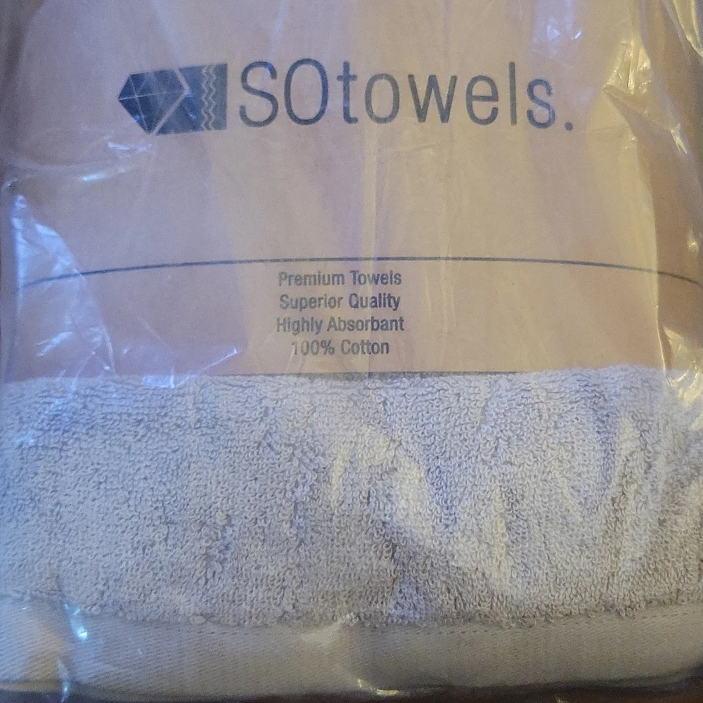 Sotowels 4 premium bath towels superior quality absorbent 100% cotton Beige New…